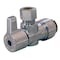 Apollo 1/2 in. Chrome-Plated Brass Push-to-Connect x 3/8 in. O.D. Compression Quarter-Turn Angle Stop Valve FSBVA1238C - alternate 3
